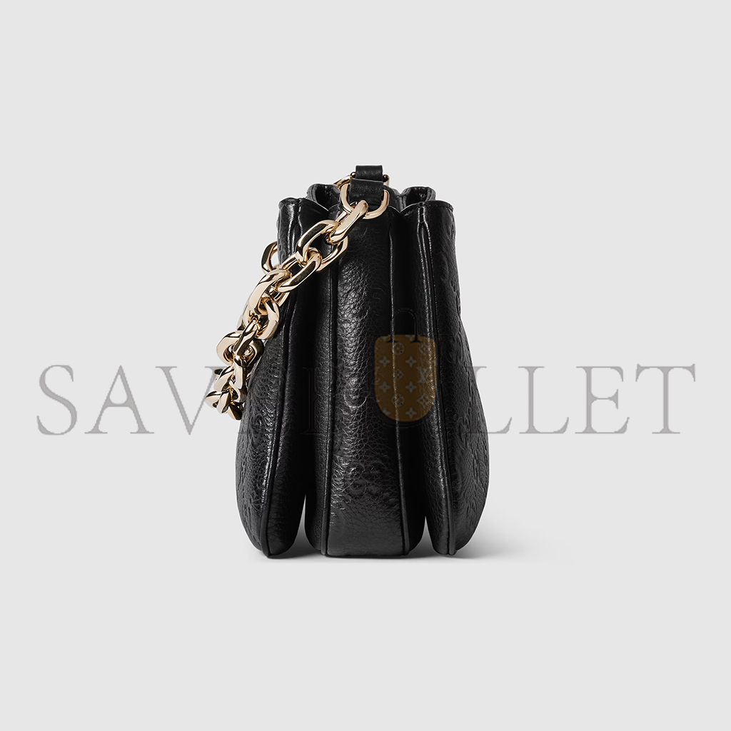 GUCCI GG EMBLEM SMALL SHOULDER BAG 815263 (29*17*10cm)